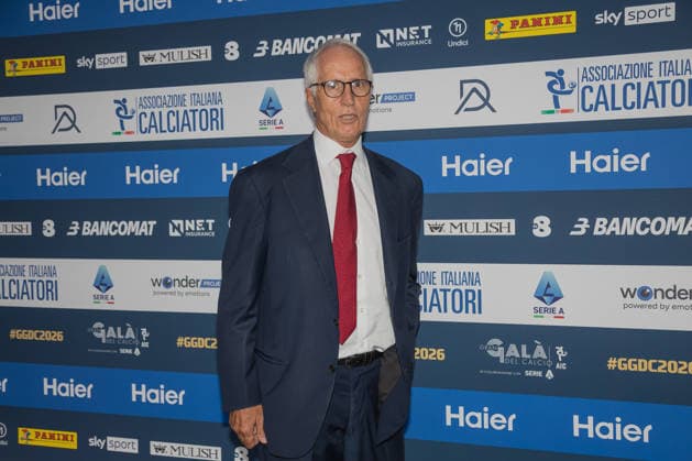 IPA88045607 - Giovanni Malago at the AIC 2026 Gran Gala del Calcio, Other, in Milan, Italy, September 2, 2026  Copyright: xLucaxMicheli IPAxSportx xx 88045607