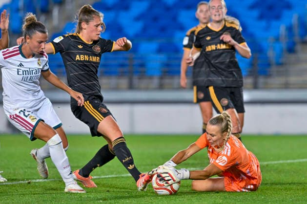 September 2, 2026, Madrid, Madrid, Spain: 1 MERLE FROHMS of Real Madrid CF Femenino in action during the Women s Champions League match between REAL MADRID FEMENINO and AFC AJAX VROUWEN, held on September 2, 2026, in Valdebebas, Madrid, Spain. The Women s Champions League Match REAL MADRID 2 - PARIS FOOTBALL CLUB 1 (02.09.26)  - ZUMAc312 20260902_zsp_c312_218 Copyright: xOscarxManuelxSanchezx