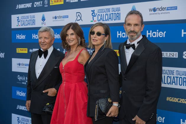 IPA88046176 - Ezio Simonelli and Umberto Calcagno at the AIC 2026 Gran Gala del Calcio, Other, in Milan, Italy, September 2, 2026  Copyright: xLucaxMicheli IPAxSportx xx 88046176