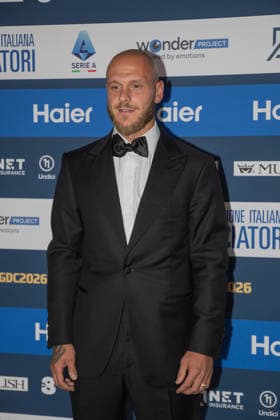 IPA88046180 - Federico Dimarco at the 2026 AIC Gran Gala del Calcio, Other, in Milan, Italy, September 2, 2026  Copyright: xLucaxMicheli IPAxSportx xx 88046180
