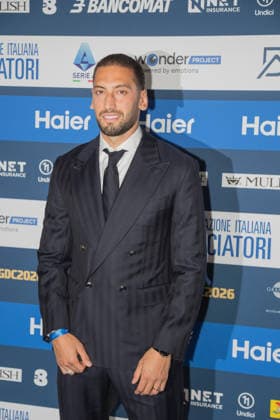 IPA88046182 - Hakan Calhanoglu at the AIC 2026 Gran Gala del Calcio, Other, in Milan, Italy, September 2, 2026  Copyright: xLucaxMicheli IPAxSportx xx 88046182