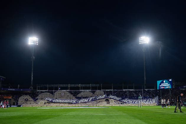 September 2, 2026, Soccer, DFB Cup, VfL Osnabrück vs. FC Bayern Munich, VfL Osnabrück fan choreography featuring a moving element, xRHR PHOTO DEx Copyright: TeresaxKroeger RHR-FOTOx RHR-FOTO DE