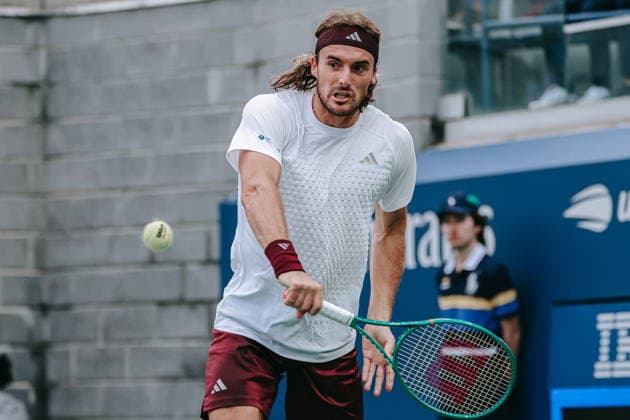 US Open tennis tournament - Day 4 Stefanos Tsitsipas of Greece in action against Lloyd Harris of South Africa during the second round of the US Open Tennis Championships at the USTA Billie Jean King National Tennis Center in Flushing Meadows, New York, USA, 02 September 2026. FLUSHING MEADOWS NEW YORK United States  Copyright: xOlgaxFedorovax