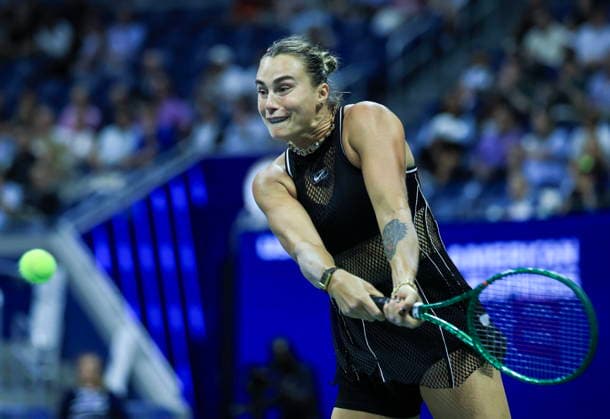 US Open tennis tournament - Day 4 Aryna Sabalenka of Belarus in action against Polina Iatcenko of Russia during their Women s Singles second round match at the US Open Tennis Championships in Flushing Meadows, New York, USA, 02 September 2026. FLUSHING MEADOWS NEW YORK United States  Copyright: xCRISTOBALxHERRERA-ULASHKEVICHx