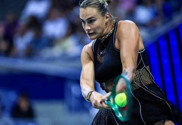 US Open tennis tournament - Day 4 Aryna Sabalenka of Belarus in action against Polina Iatcenko of Russia during their Women s Singles second round match at the US Open Tennis Championships in Flushing Meadows, New York, USA, 02 September 2026. FLUSHING MEADOWS NEW YORK United States  Copyright: xCRISTOBALxHERRERA-ULASHKEVICHx