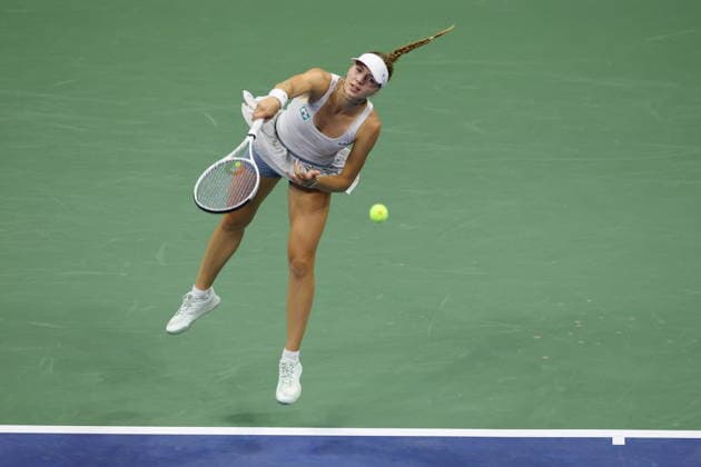 US Open tennis tournament - Day 4 Polina Iatcentko of Russia in action against Aryna Sabalenka of Belarus during their second round Women™s Singles match at the US Open Tennis Championships in Flushing Meadows, New York, USA, 02 September 2026. FLUSHING MEADOWS NEW YORK United States  Copyright: xBRIANxHIRSCHFELDx