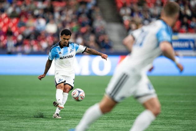September 2, 2026, Vancouver, Bc, CANADA: CF Montreal s Dani Pereira (7) kicks the ball during first half Canadian Championship semifinal soccer action against the Vancouver Whitecaps in Vancouver on Wednesday, September 2, 2026. Canada News - September 2, 2026  - ZUMAc35_ 20260902_zaf_c35_122 Copyright: xEthanxCairnsx