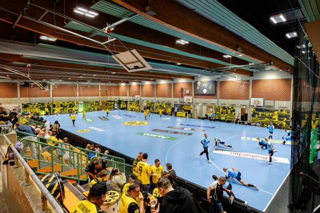 Dortmund, September 2, 2026, Handball, Women s, Bundesliga, Matchday 2, BVB Borussia Dortmund vs. Sport Union Neckarsulm: A view inside the Wellinghofenere Hall before the game