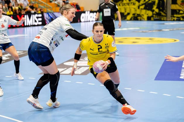 Dortmund, September 2, 2026, Handball, Women s, Bundesliga, Matchday 2, BVB Borussia Dortmund vs. Sport Union Neckarsulm, Mareike Thomaier (BVB), 2 during the game
