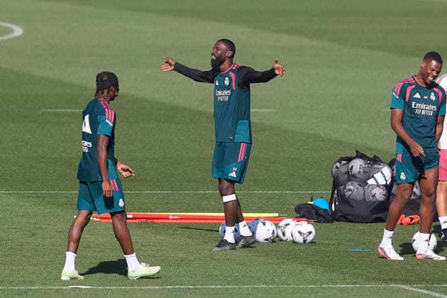 ESP Real Madrid Training Day: During Real Madrid s training session ahead of their LaLiga EA Sports match against Real Betis at the Ciudad Deportiva Real Madrid in Valdebebas, Madrid, on September 3, 2026, Spain, Madrid, Spain Copyright: xAgenciaxLOFx