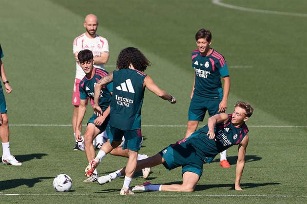 ESP Real Madrid Training Day: During Real Madrid s training session ahead of their LaLiga EA Sports match against Real Betis at the Ciudad Deportiva Real Madrid in Valdebebas, Madrid, on September 3, 2026, Spain, Madrid, Spain Copyright: xAgenciaxLOFx