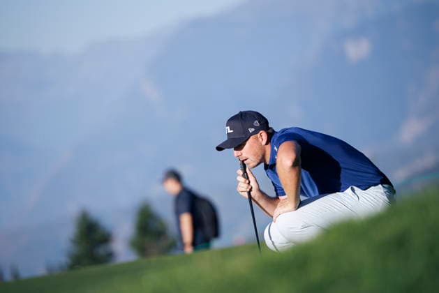 European Masters Golf Tournament in Crans-Montana Matt Wallace from Britain during the first round of the DP World Tour Omega European Masters Golf Tournament, in Crans-Montana, Switzerland, 03 September 2026. Crans-Montana Wallis Switzerland  Copyright: xVALENTINxFLAURAUDx