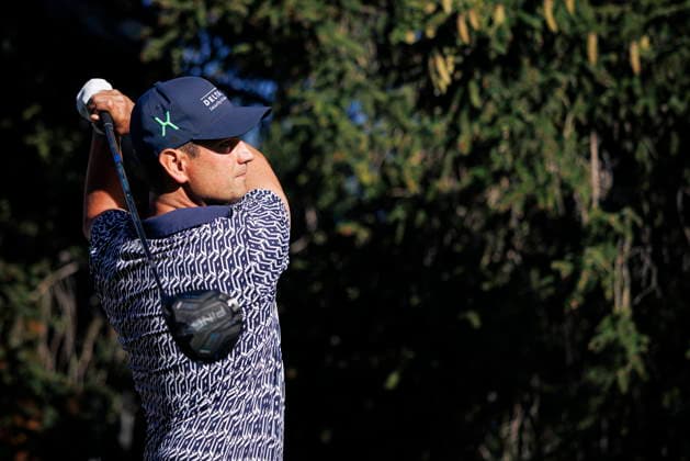 European Masters Golf Tournament in Crans-Montana Benjamin Rusch from Switzerland during the first round of the DP World Tour Omega European Masters Golf Tournament, in Crans-Montana, Switzerland, 03 September 2026. Crans-Montana Wallis Switzerland  Copyright: xVALENTINxFLAURAUDx