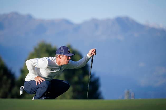 European Masters Golf Tournament in Crans-Montana Paul Casey from Britain during the first round of the DP World Tour Omega European Masters Golf Tournament, in Crans-Montana, Switzerland, 03 September 2026. Crans-Montana Wallis Switzerland  Copyright: xVALENTINxFLAURAUDx