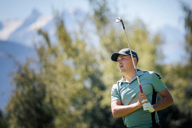 European Masters Golf Tournament in Crans-Montana Todd Clements from Britain during the first round of the DP World Tour Omega European Masters Golf Tournament, in Crans-Montana, Switzerland, 03 September 2026. Crans-Montana Wallis Switzerland  Copyright: xVALENTINxFLAURAUDx