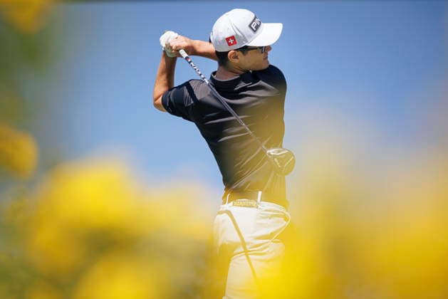 European Masters Golf Tournament in Crans-Montana Mischa Candinas from Switzerland during the first round of the DP World Tour Omega European Masters Golf Tournament, in Crans-Montana, Switzerland, 03 September 2026. Crans-Montana Wallis Switzerland  Copyright: xVALENTINxFLAURAUDx
