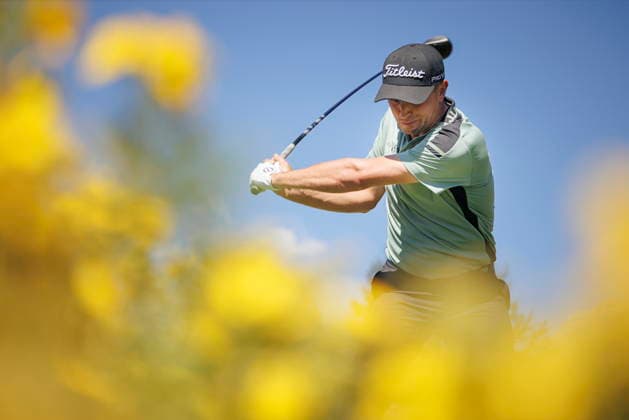 European Masters Golf Tournament in Crans-Montana Todd Clements from Britain during the first round of the DP World Tour Omega European Masters Golf Tournament, in Crans-Montana, Switzerland, 03 September 2026. Crans-Montana Wallis Switzerland  Copyright: xVALENTINxFLAURAUDx
