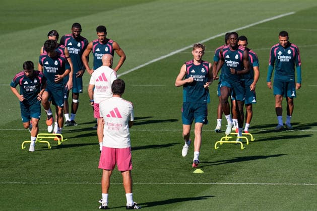 September 3, 2026, Valdebebas, Madrid, Spain: Dean Huijsen during the training day of Real Madrid ahead the Spanish League, LaLiga EA Sports, football match against Real Betis Balompie at Ciudad Deportiva Real Madrid on September 03, 2026, in Valdebebas, Madrid, Spain. Real Madrid Training And press conference, PK, Pressekonferenz - Laliga Ea Sports - ZUMAa181 20260903_zaa_a181_042 Copyright: xDennisxAgyemanx