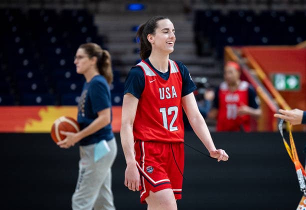 United States Team Practice - FIBA Women s Basketball World Cup 2026. Caitlin Clark is seen during practice of the United States national team, Nationalteam at the FIBA Women s Basketball World Cup 2026 in Berlin, Germany, on September 3, 2026. Berlin Germany  Copyright: xMarcinxGolbax originalFilename:golba-unitedst260903_np2Z7.jpg
