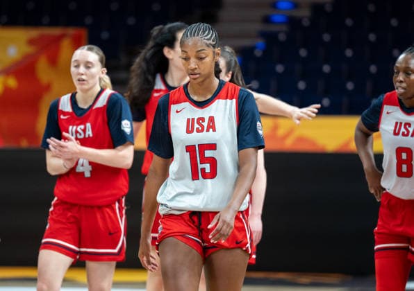 United States Team Practice - FIBA Women s Basketball World Cup 2026. Angel Reese is seen during practice of the United States national team, Nationalteam at the FIBA Women s Basketball World Cup 2026 in Berlin, Germany, on September 3, 2026. Berlin Germany  Copyright: xMarcinxGolbax originalFilename:golba-unitedst260903_npOmM.jpg