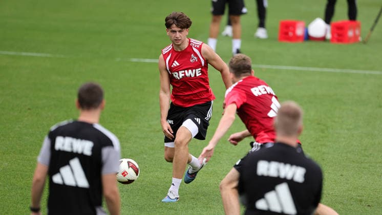 Training, 1. FC Köln, Mickey Moore (1. FC Köln), 03.09.2026, Bild: *** Local Caption *** *** Sports Training, 1 FC Köln, Mickey Moore 1 FC Köln, September 3, 2026, Image *** Local Caption ***