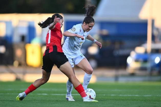 FK Csikszereda v Breidablik - UEFA Women s Europa Cup Katelyn Duong plays during the UEFA Women s Europa Cup 2026 2027 first qualifying round match between FK Csikszereda and Breidablik at Municipal Stadium in Miercurea Ciuc, Romania, on September 2, 2026. Miercurea Ciuc Romania  Copyright: xAlexxNicodimx originalFilename:nicodim-fkcsiksz260903_npE3D.jpg