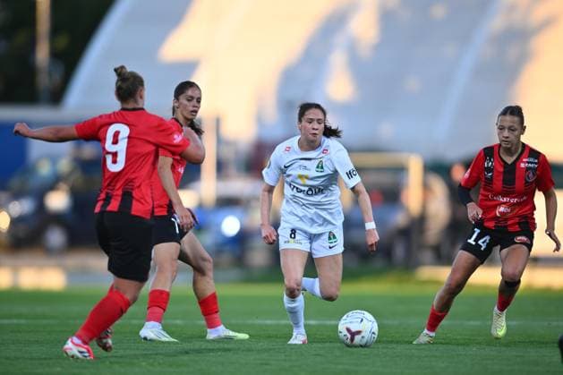 FK Csikszereda v Breidablik - UEFA Women s Europa Cup Katelyn Duong plays during the UEFA Women s Europa Cup 2026 2027 first qualifying round match between FK Csikszereda and Breidablik at Municipal Stadium in Miercurea Ciuc, Romania, on September 2, 2026. Miercurea Ciuc Romania  Copyright: xAlexxNicodimx originalFilename:nicodim-fkcsiksz260903_npQXq.jpg