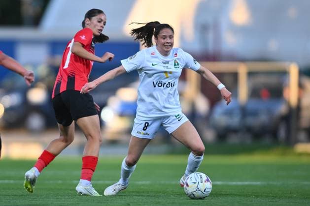 FK Csikszereda v Breidablik - UEFA Women s Europa Cup Katelyn Duong plays during the UEFA Women s Europa Cup 2026 2027 first qualifying round match between FK Csikszereda and Breidablik at Municipal Stadium in Miercurea Ciuc, Romania, on September 2, 2026. Miercurea Ciuc Romania  Copyright: xAlexxNicodimx originalFilename:nicodim-fkcsiksz260903_npYiw.jpg
