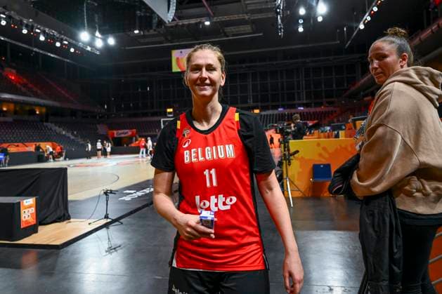 Belgium v Turkey - FIBA Women s Basketball World Cup 2026 Media Activities 03 09 2026 BERLIN, GERMANY - SEPTEMBER 03 : Meesseman Emma forward of Belgium and Marjorie Carpreaux pictured during media activities ahead of the upcoming FIBA Women s Basketball World Cup group C phase match between Belgium and Turkey in Berlin on September 3, 2026 in Berlin, Germany, 03 09 2026 Berlin Germany  Copyright: xVincentxKalutx