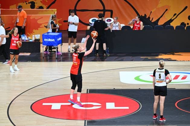 Belgium v Turkey - FIBA Women s Basketball World Cup 2026 Media Activities 03 09 2026 BERLIN, GERMANY - SEPTEMBER 03 : Meesseman Emma forward of Belgium pictured during media activities ahead of the upcoming FIBA Women s Basketball World Cup group C phase match between Belgium and Turkey in Berlin on September 3, 2026 in Berlin, Germany, 03 09 2026 Berlin Germany  Copyright: xVincentxKalutx