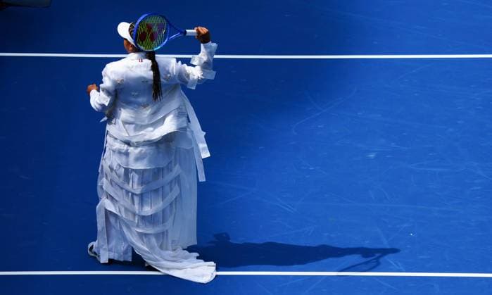 Naomi Osaka walks on to court ahead of her second round match against Katerina Siniakova 2026 US Open, Day Five, USTA Billie Jean King National Tennis Center, New York, USA - 03 Sep 2026New York USTA Billie Jean King National T New York (NY) United States of America EDITORIAL USE ONLY No use with unauthorised audio, video, data, fixture lists, club league logos or live services. Online in-match use limited to 120 images, no video emulation. No use in betting, games or single club league player publications.  Copyright: xJavierxGarcia Shutterstockx 17132980g