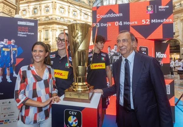 Volleyball, European Championships, EuroVolley 2026, presentation in Milan