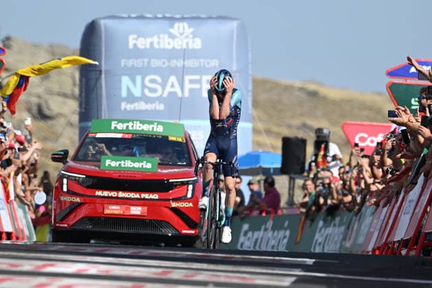 03-09-2026 Vuelta A Espana; Tappa 12 Vera - Calar Alto; 2026, Bahrain Victorious; Omrzel, Jakob; Calar Alto; 