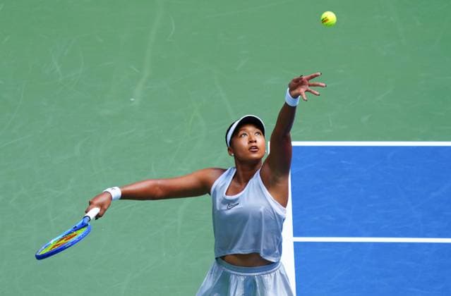 Naomi Osaka in second round action 2026 US Open, Day Five, USTA Billie Jean King National Tennis Center, New York, USA - 03 Sep 2026New York USTA Billie Jean King National T New York (NY) United States of America EDITORIAL USE ONLY No use with unauthorised audio, video, data, fixture lists, club league logos or live services. Online in-match use limited to 120 images, no video emulation. No use in betting, games or single club league player publications. Copyright: xJavierxGarcia Shutterstockx 17132980w