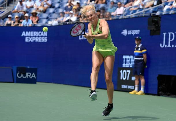 US Open tennis tournament - Day 5 Katerina Siniakova of Czechia in action against Naomi Osaka of Japan during the Women s Singles second round of the US Open Tennis Championships in Flushing Meadows, New York, USA, 03 September 2026. FLUSHING MEADOWS NEW YORK United States  Copyright: xCRISTOBALxHERRERA-ULASHKEVICHx