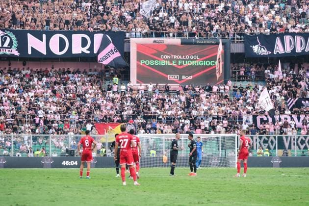 IPA88075257 - Palermo, Italy, September 3, 2026. Renzo Barbera Stadium, Palermo vs. Mantua, Round of 32 of the 2026–2027 Italian Cup. In the photo: Mantua’s goal was later disallowed  Copyright: xFedericoxSerra IPAxSportx xx 88075257
