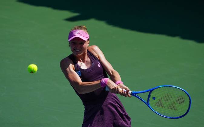 Harriet Dart in second round action 2026 US Open, Day Five, USTA Billie Jean King National Tennis Center, New York, USA - 03 Sep 2026New York USTA Billie Jean King National T New York (NY) United States of America EDITORIAL USE ONLY No use with unauthorised audio, video, data, fixture lists, club league logos or live services. Online in-match use limited to 120 images, no video emulation. No use in betting, games or single club league player publications. Copyright: xJavierxGarcia Shutterstockx 17132980aa