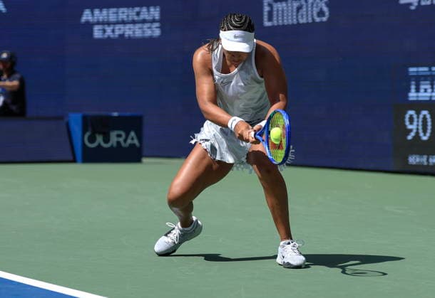 US Open tennis tournament - Day 5 Naomi Osaka of Japan in action against Katerina Siniakova of Czechia during the Women s Singles second round of the US Open Tennis Championships in Flushing Meadows, New York, USA, 03 September 2026. FLUSHING MEADOWS NEW YORK United States  Copyright: xCRISTOBALxHERRERA-ULASHKEVICHx