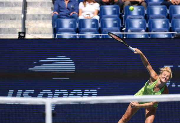 US Open tennis tournament - Day 5 Katerina Siniakova of Czechia in action against Naomi Osaka of Japan during the Women s Singles second round of the US Open Tennis Championships in Flushing Meadows, New York, USA, 03 September 2026. FLUSHING MEADOWS NEW YORK United States  Copyright: xCRISTOBALxHERRERA-ULASHKEVICHx