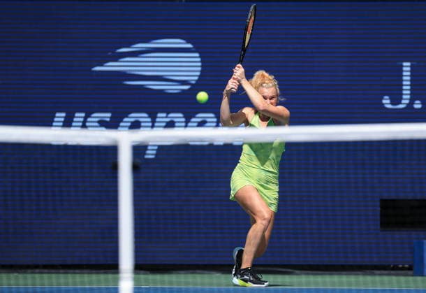 US Open tennis tournament - Day 5 Katerina Siniakova of Czechia in action against Naomi Osaka of Japan during the Women s Singles second round of the US Open Tennis Championships in Flushing Meadows, New York, USA, 03 September 2026. FLUSHING MEADOWS NEW YORK United States  Copyright: xCRISTOBALxHERRERA-ULASHKEVICHx