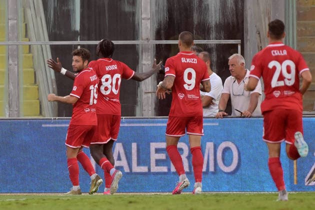 Esultanza goal 2-2 Rachid Kouda del Mantova durante la partita dei sedicesimi di finale di coppa Italia tra Palermo e Mantova allo stadio Renzo Barbera di Palermo Italia - GiovedÃ¬ 03 settembre 2026. - Calcio. (Foto di Giovanni Isolino Lapresse)  Copyright: xGiovannixIsolino LaPressex