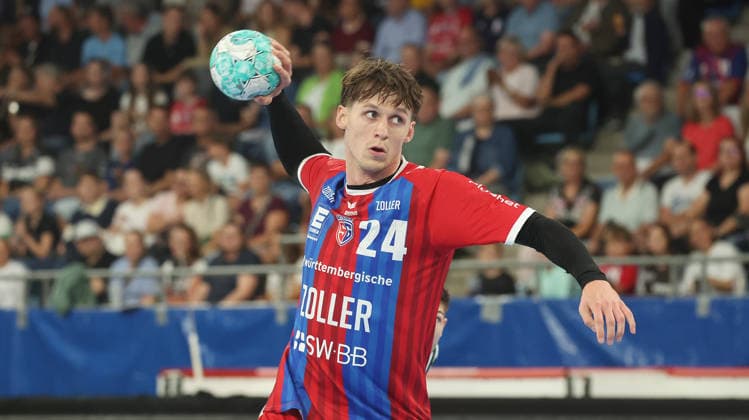 Bietigheim, Opel HBL Handball, SG BBM Bietigheim vs. THW Kiel, Maxim Orlov (BBM)