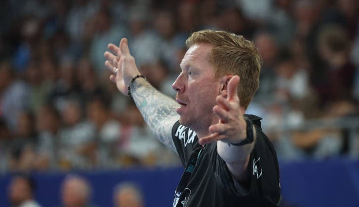 Bietigheim, Opel HBL Handball, SG BBM Bietigheim vs. THW Kiel, Coach Börge Lund (Kiel)