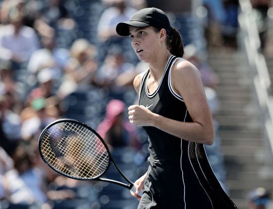 Lilli Tagger (AUT) pumps her fist and cheers; Cheering, Emotion, U.S. Open Championships, Billie Jean King National Tennis Center, Flushing Meadows, New York, USA Copyright: xJuergenxHasenkopfx