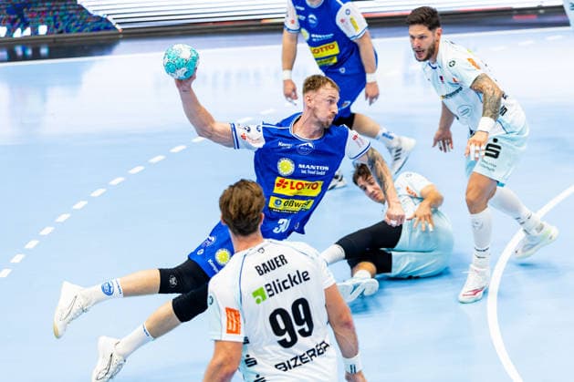 September 3, 2026, GER, Handball, Men, Season 26-27, Opel 1st Division, Matchday 2, ThSV Eisenach vs. HBW Balingen Weilstetten, Dominik Solak (ThSV Eisenach), 30 99817 Eisenach, Werner Assmann, Am Sportpark Hall, Thuringia, Germany
