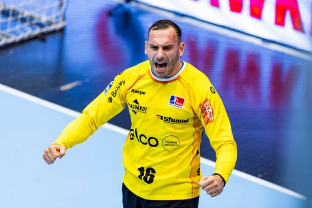 September 3, 2026, GER, Handball, Men, Season 26–27, Opel 1st Division, Matchday 2, ThSV Eisenach vs. HBW Balingen Weilstetten, Vladimir Cupara, HBW Balingen Weilstetten 99817 Eisenach, Werner Assmann, Halle Am Sportp, Thuringia, Germany