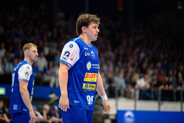 Tillman Leu, ThSV Eisenach, 99 GER, ThSV Eisenach vs. HBW Balingen Weilstetten, 1st Opel Handball Bundesliga, Handball, Matchday 2, 2026–2027 Season, September 3, 2026 GER, ThSV Eisenach vs. HBW Balingen Weilstetten, 1st Opel Handball Bundesliga, Handball, Matchday 2, 2026–2027 Season, September 3, 2026 Eisenach Copyright: xMartinxHerbstx