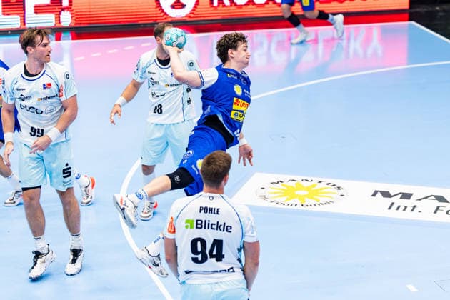 September 3, 2026, GER, Handball, Men, Season 26–27, Opel 1st Division, Matchday 2, ThSV Eisenach vs. HBW Balingen-Weilstetten, Tillman Leu (ThSV Eisenach), 99 99817 Eisenach, Werner Assmann Hall, Am Sportpark, Thuringia, Germany