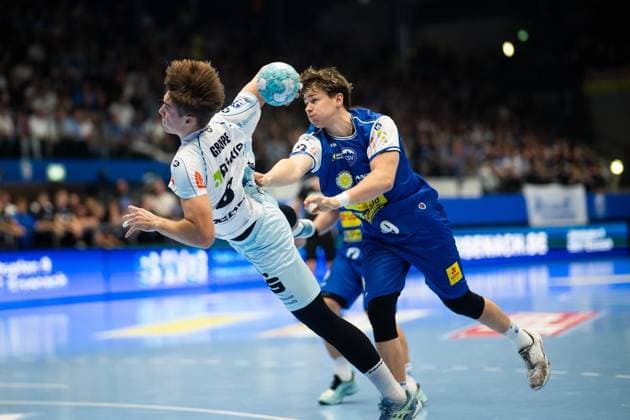 HANDBALL OPEL HBL THSV EISENACH HBW BALINGEN WEILSTETTEN ** FOR EDITORIAL PURPOSES ONLY ** EDITORIAL USE ONLY ** p September 3, 2026 Eisenach Handball Opel Handball 1st Bundesliga Season 2026–2027 Werner Assmann Hall Matchday 2 ThSV Eisenach vs. HBW Balingen Weilstetten Photo by Tillman Leu 99 ThSV Eisenach in a duel with Magnus Grupe 8 HBW Balingen Weilstetten Germany Thuringia Eisenach Copyright SaschaxFromm Copyright: SaschaxFromm doc87g10kvdaj9o41jph0v ,EDITORIAL USE ONLY Copyright: SaschaxFromm