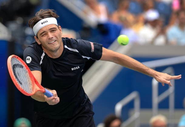 US Open tennis tournament - Day 5 Taylor Fritz of USA in action against Mattia Bellucci of Italy during the Men s Singles second round of the US Open Tennis Championships in Flushing Meadows, New York, USA, 03 September 2026. FLUSHING MEADOWS NEW YORK United States  Copyright: xCRISTOBALxHERRERA-ULASHKEVICHx
